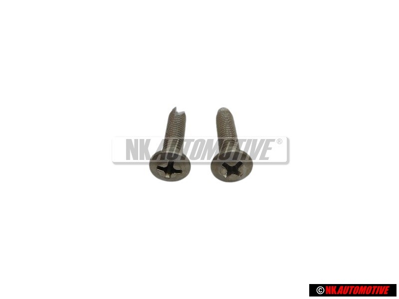 2x Original VW Oval Head Countersunk Bolt M5x22 - N 0330231