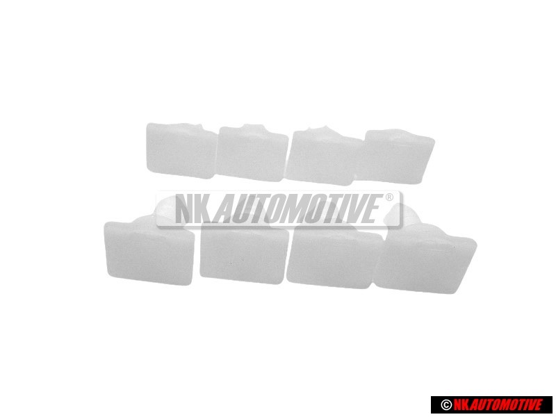8x Original VW Door Sill Trim Strip Bungs - 191853577A