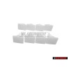 8x Original VW Door Sill Trim Strip Bungs - 191853577A