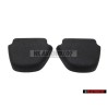 2x Original VW Safety Belt Cover Cap Satin Black - 165857719 01C