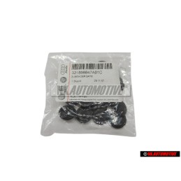 Original VW Set Of Buttons For Safety Belt - 321898847A 01C