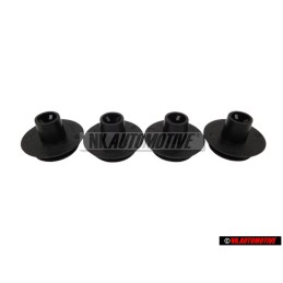 4x Original VW Dash Stowage Compartment Retaining Sleeve - 535857948