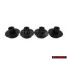 4x Original VW Dash Stowage Compartment Retaining Sleeve - 535857948