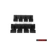 8x Original VW Door Panel Bottom Retaining Clip Bracket - 3A0867301 01C