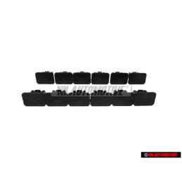 12x Original VW Headlining Headliner Retaining Clip Strip - 357867646 9B9