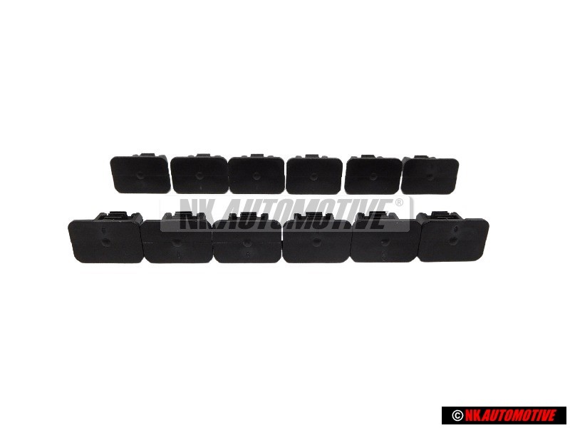 12x Original VW Headlining Headliner Retaining Clip Strip - 357867646 9B9