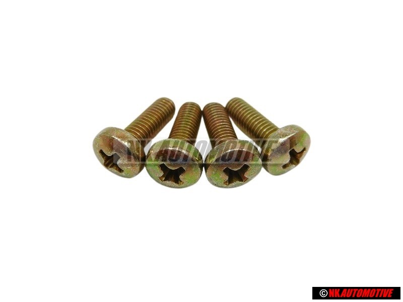 4x Original VW Fillister Hd Bolt - N 0141313