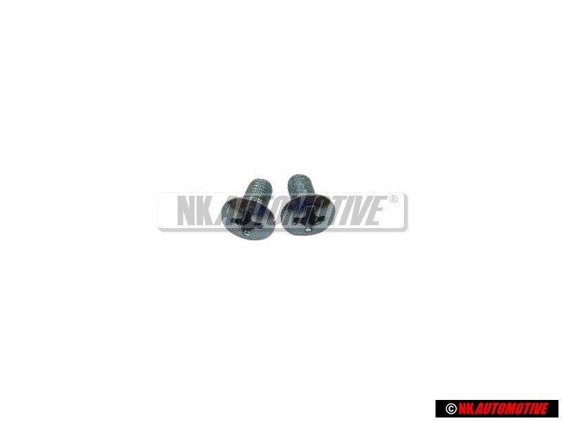 2x Original VW Oval Head Countersunk Bolt - N 0142571