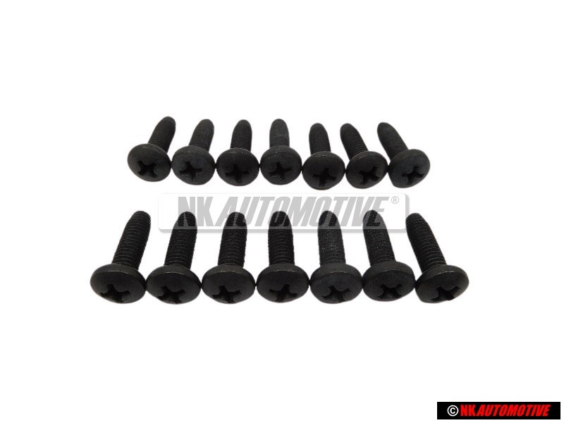 14x Original VW Panel Screw - N 90434501