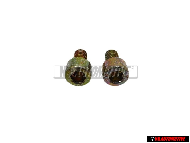2x Original VW Socket Head Bolt With Hexagon Socket Head - N 0147506