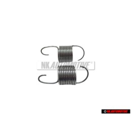 2x Original VW Front Seat Lever Clinch Tension Spring - 113881275C