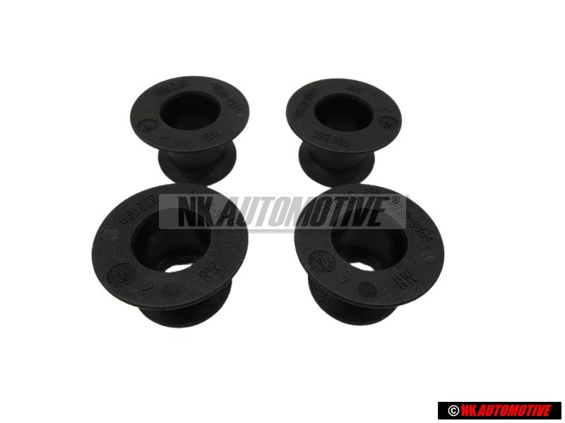 4x Original VW Mounting Satin Black - 191881299 01C