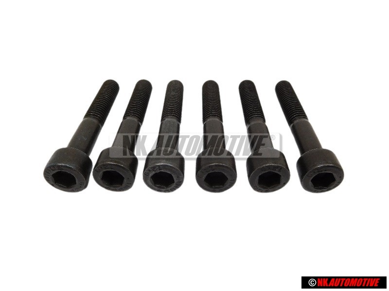 6x Original VW Round Head Hexagon Bolt - N 0147513