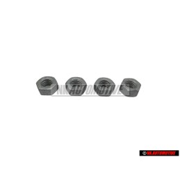 4x Original VW Hexagon Nut M6 - N 01100636