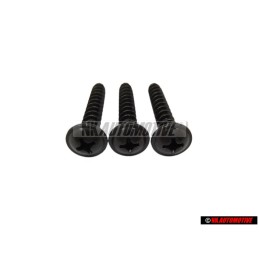 3x Original VW Oval Head Panel Screw - N 10404701