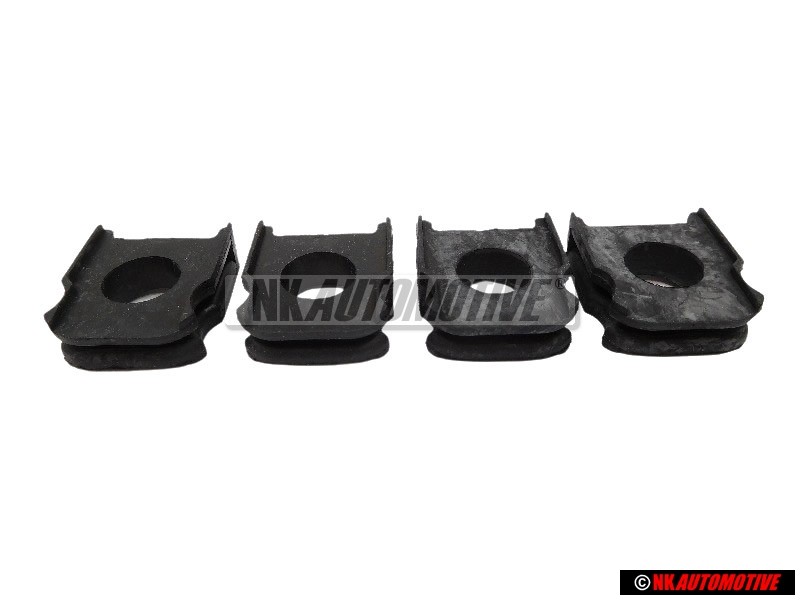 4x Original VW Fuel Filter Bracket Jounce Bumper Buffer - 191201274