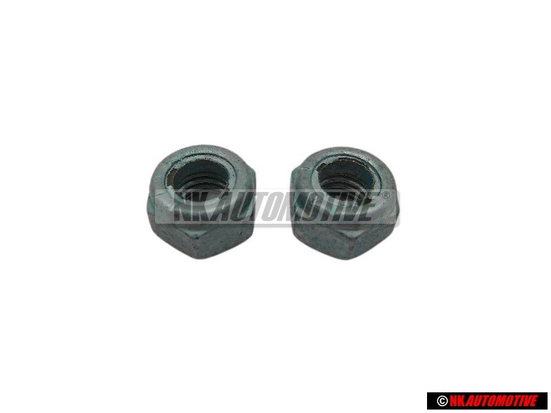 2x Original VW Self Locking Hexagon Nut M8 - N 0111849