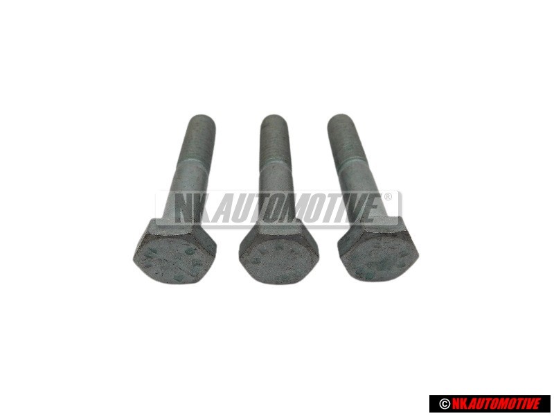 3x Original VW Hexagon Bolt M8x45 - N 01034510