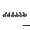 6x Original VW Hexagon Head Bolt Self Locking M8x20 - N 01024041