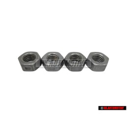 4x Original VW "Hexagon Nut, Self-Locking" - N 90074401