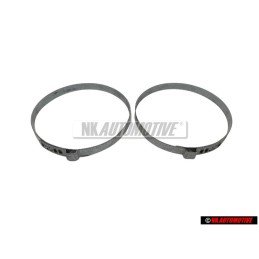 2x Original VW CV Joint Protective Boot Hose Clip - 803407291