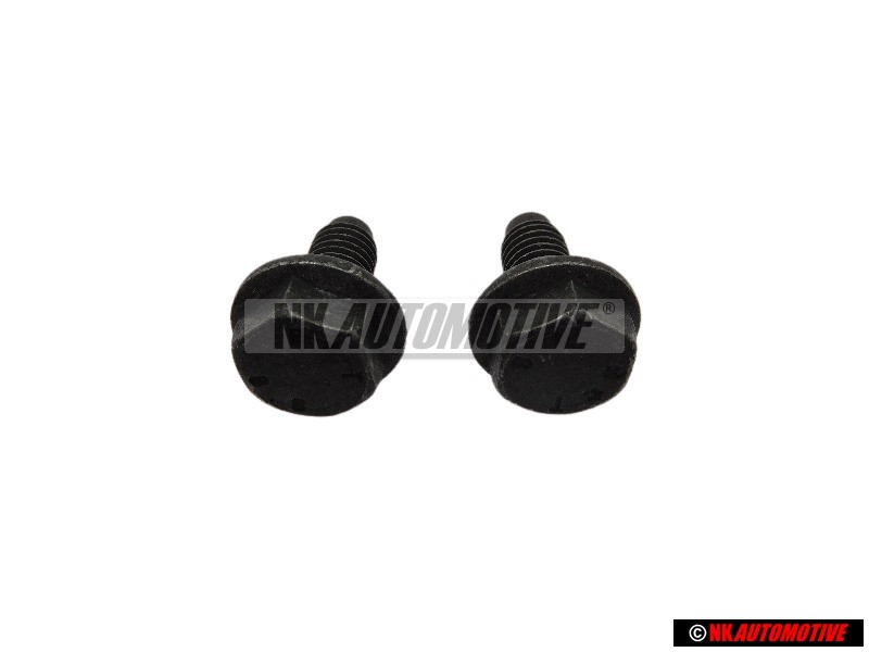 2x Original VW Hex Collared Bolt - N 0195382