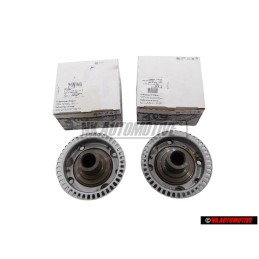 2x Original VW Wheel Hub With Rotor - 357407613B