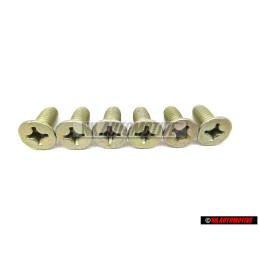 6x Original VW Countersunk Bolt - N 10231601
