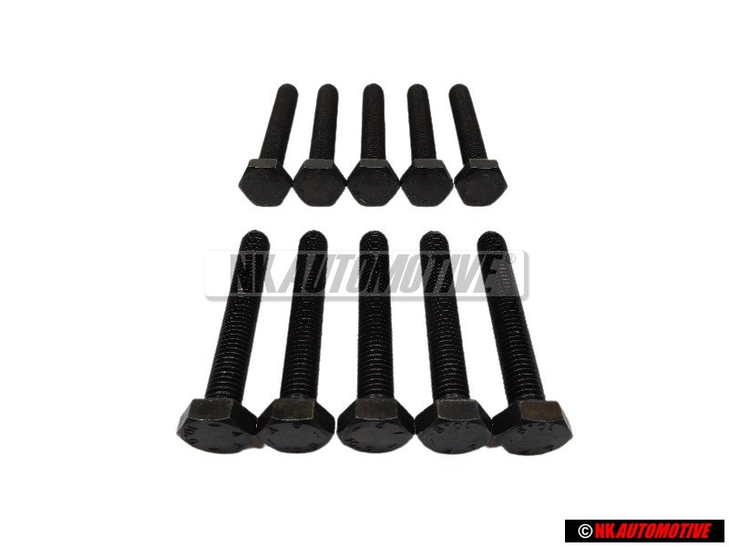 10x Original VW Hexagon Bolt - N 10263801