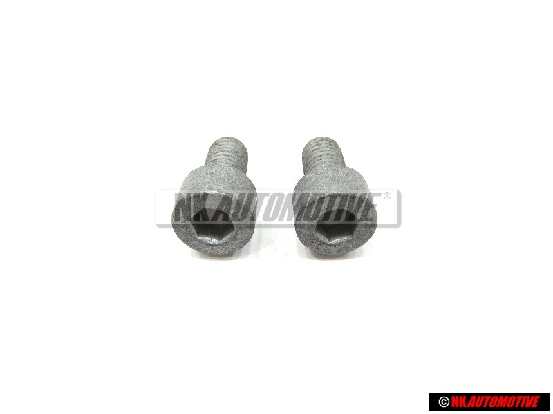 2x Original VW Socket Head Bolt With Hexagon Socket Head - N 0147074