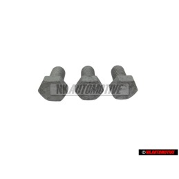 3x Original VW Bolt Hexagon Head Self Locking - N 0102279