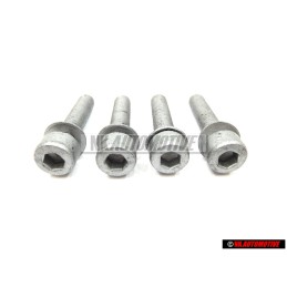 4x Original VW Socket Head Bolt With Hexagon Socket Head - N 10022701