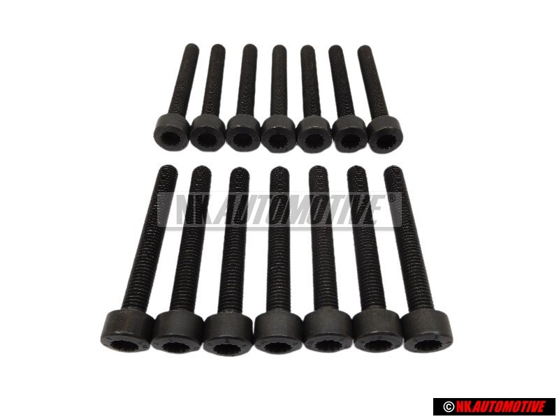 14x Original VW Socket Head Bolt With Inner Multipoint Head - N 90365801