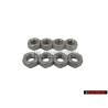 8x Original VW Hexagon Nut M8 - N 01100840