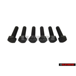 6x Original VW Hexagon Bolt - N 0102186