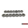 14x Original VW Hexagon Nut M8 - N 01100840