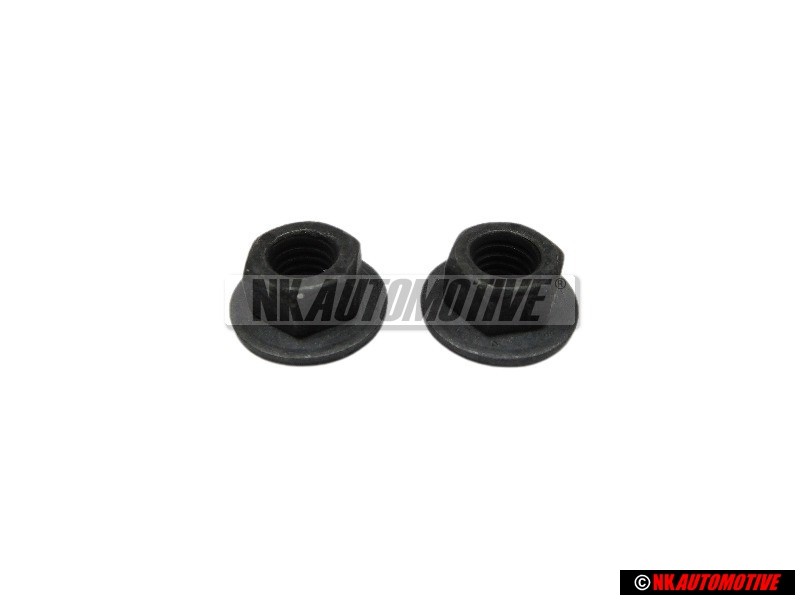 2x Original VW Hexagon Collar Nut - N 90175205