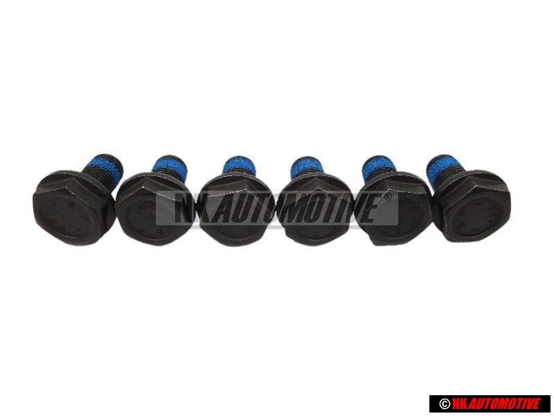 6x Original VW Hexagon Bolt - N 90206103