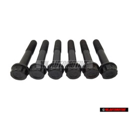 6x Original VW 12 Point Head Bolt - N 10013401