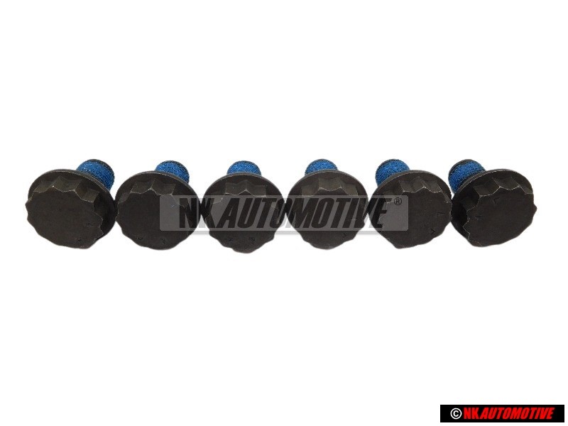 6x Original VW 12 Point Head Bolt - N 90946201