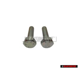 2x Original VW Hexagon Bolt M6x22 - N 0102228