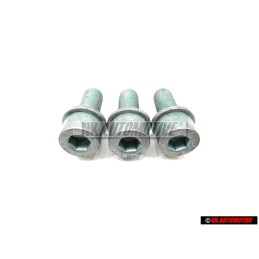 3x Original VW Socket Head Bolt With Hexagon Socket Head - N 90221803