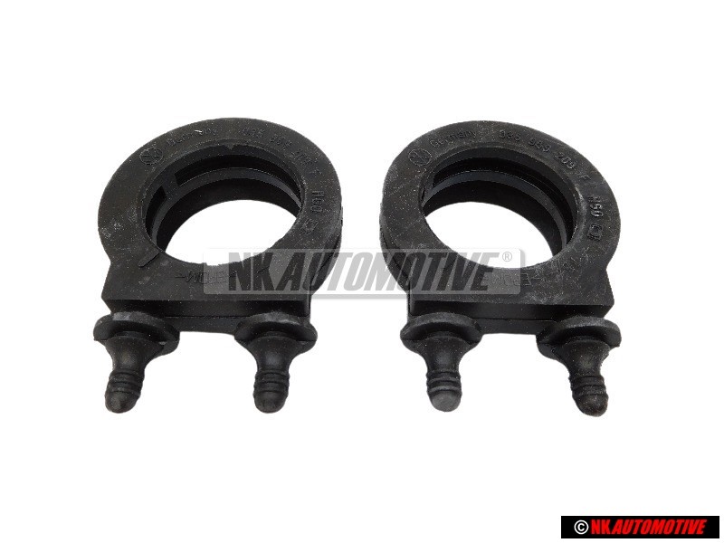 2x Original VW Auxiliary Water Pump Mount Rubber Bush - 035959209F