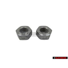2x Original VW "Hexagon Nut, Self-Locking" - N 90074401