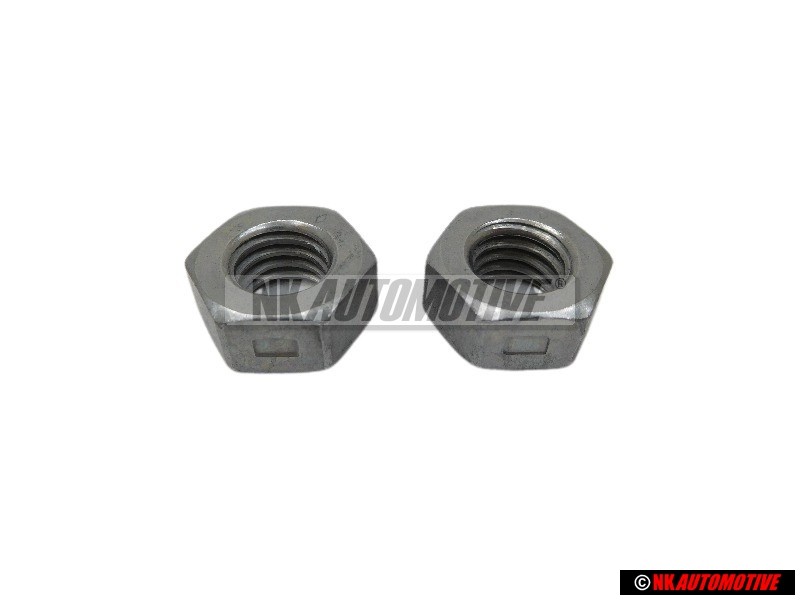 2x Original VW "Hexagon Nut, Self-Locking" - N 90074401