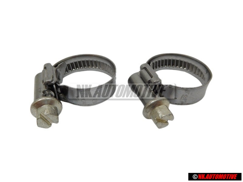2x Original VW Hose Clamp Jubilee 12-22x9x0.4 - N 10258201