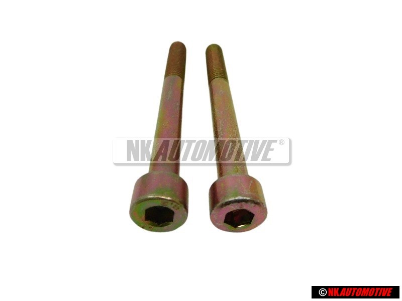 2x Original VW Intake Manifold Inner Round Head Hexagon Bolt M8x80 - N 0447141