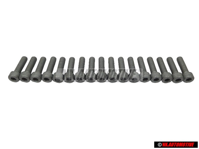17x Original VW Socket Head Bolt With Hexagon Socket Head - N 0147263