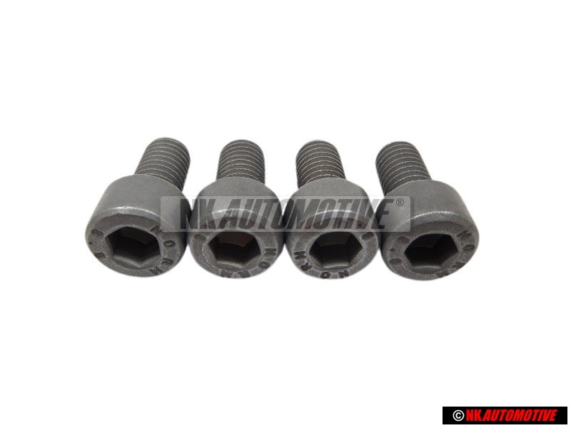 4x Original VW Socket Head Bolt With Hexagon Socket Head - N 01473911