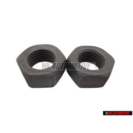2x Original VW Front Suspension Strut Mount Hexagon Nut M14x1.5 - N 90498801
